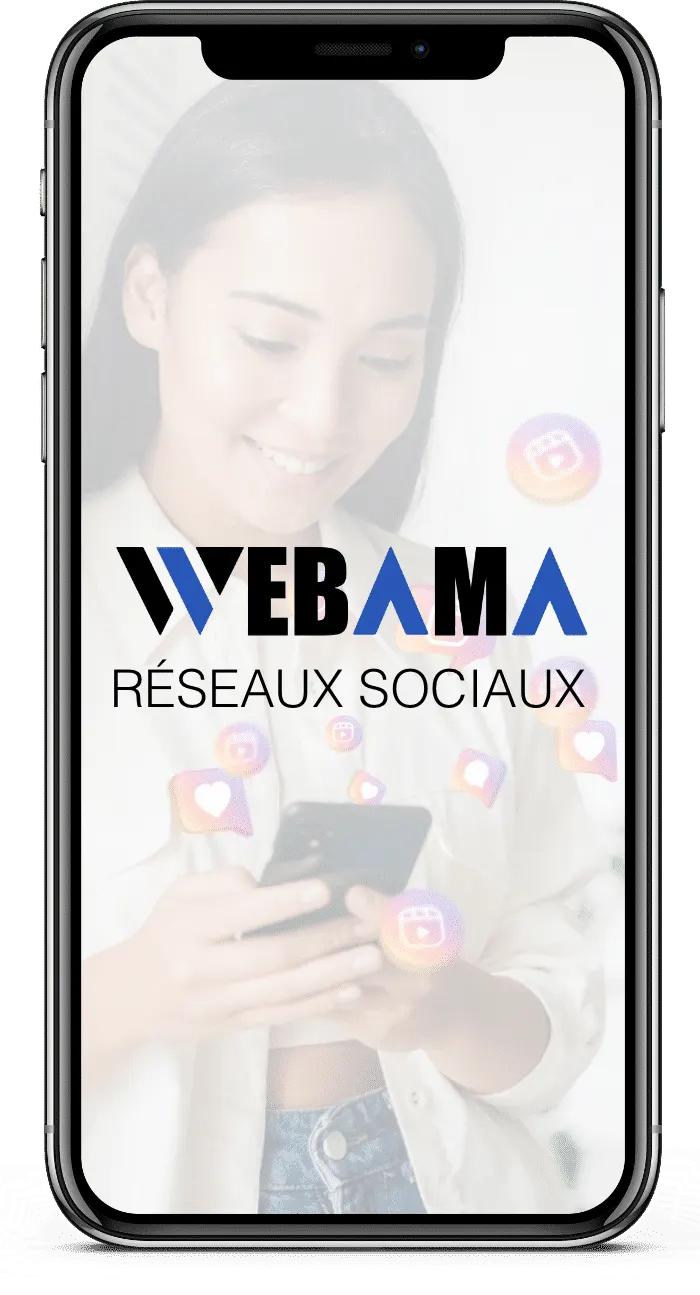 Réseaux sociaux sur smartphone