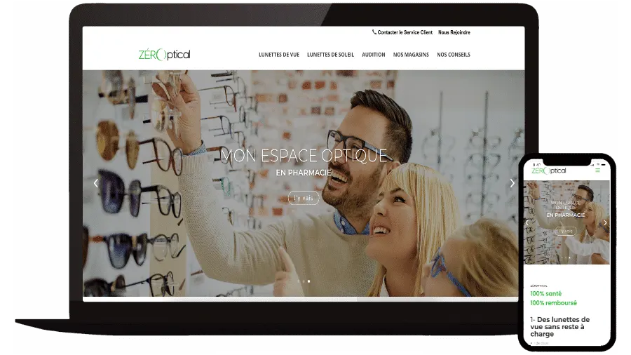 Exemple de site vitrine