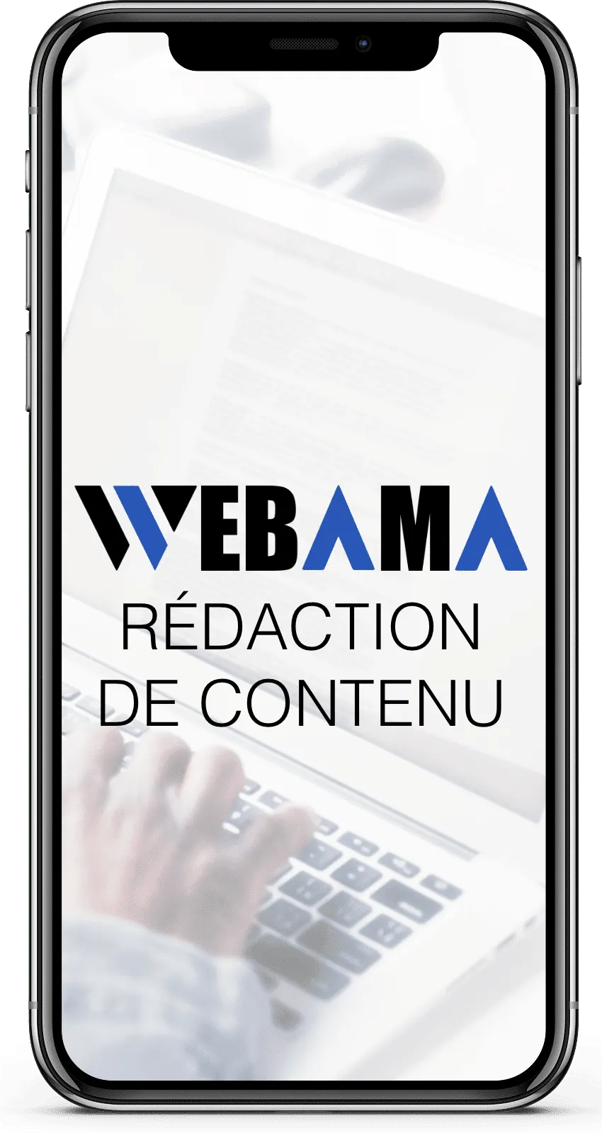 Rédaction de contenu sur smartphone