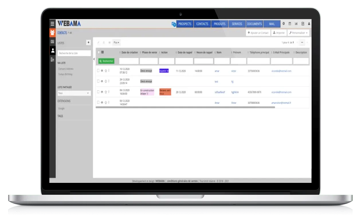 CRM WEBAMA