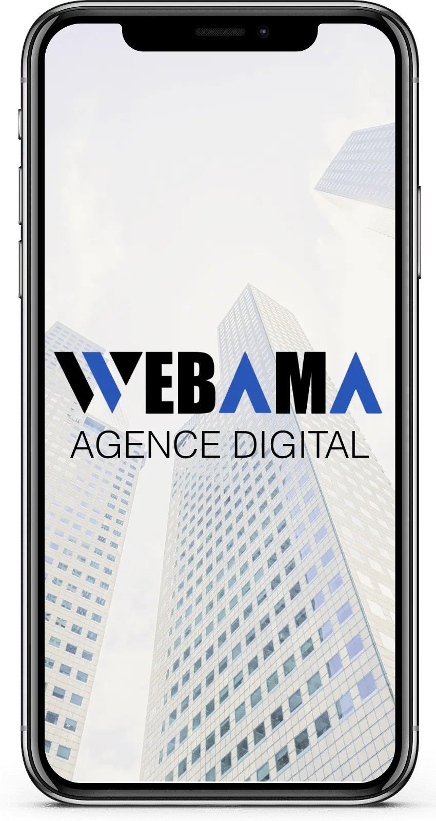 WEBAMA agence digital sur smartphone